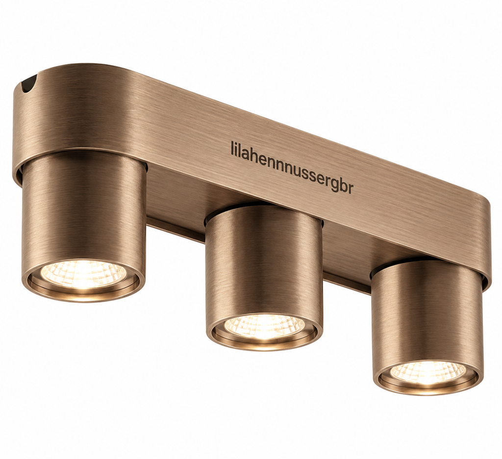 lilahennnussergbr Triple Spotlight Ceiling Light